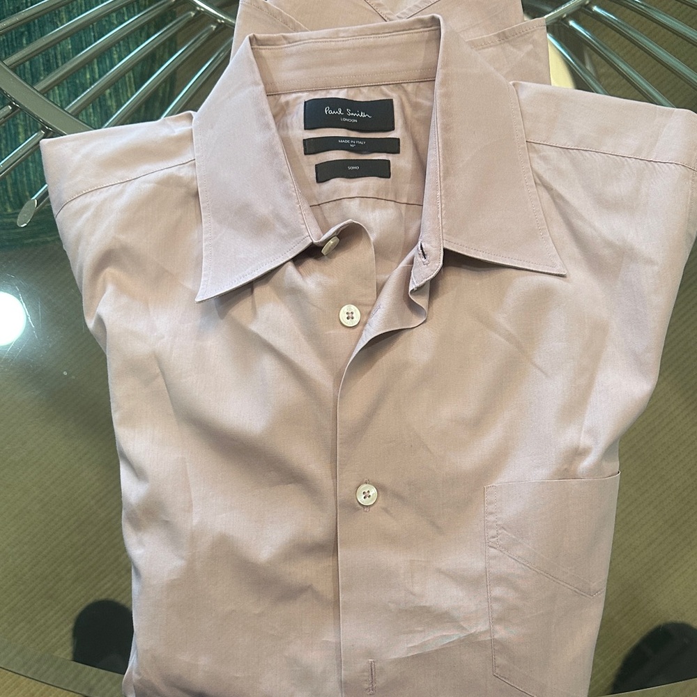 Paul Smith London Men’s Light Rose Dress Shirt